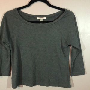 long sleeve crop top